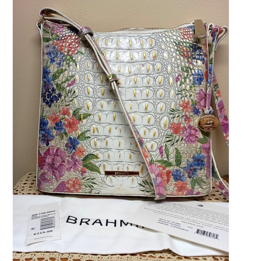 Brahmin Katie Crossbody Floral Homegrown Ombre Melbourne-New